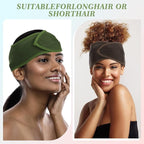 CIATBYYJ 4Pcs Mesh Hair Wraps for Black Women Adjustable Soft Meshs Head Wraps - Image 2
