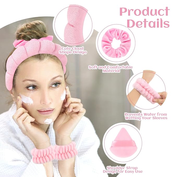 Spa Headband Set, Spa Party, Sleepover Party - Image 5