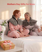 iDOO Heating Pad for Neck and Shoulders and Back for Pain Relief, Mothers Day - Image 3