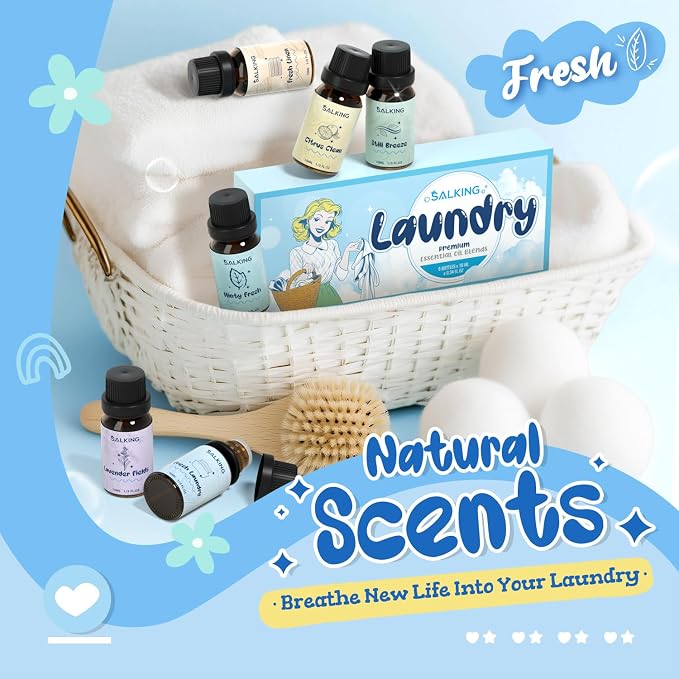 SALKING Laundry Fragrance Oils, Premium Essential Oil - Image 2