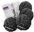 Loofah Sponge Bath Sponge for Women Men 4 Pack by WhaleLife
