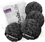 Loofah Sponge Bath Sponge for Women Men 4 Pack by WhaleLife