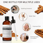 Cinnamon Essential Oil 100ML, 100% Pure Natural Cinnamon Oil Premium Grade - Image 4