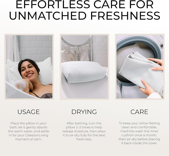 Luxury Bath Pillow for Tub - Image 8