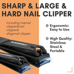 FAMILIFE Manicure Set, Professional Manicure Kit Nail Clipper Set Stainless - Image 2