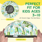 Years calm Kids Shower Cap, Waterproof Reusable Cartoon Bath Cap - Image 2