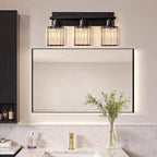 Bathroom Light, 3-Light Modern Crystal Vanity Light, Bathroom Lighting Fixtures - Image 8