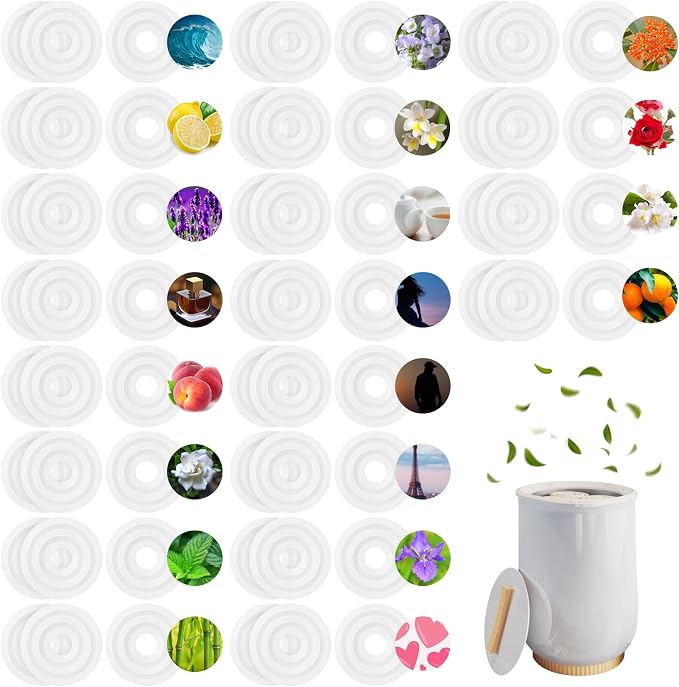 Demissle 120 Pcs 20 Flavors Replacement Fragrance Discs by Demissle