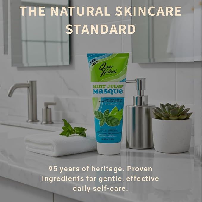 Queen Helene Mint Julep Masque 8 oz – Deep Cleansing Clay Face Mask - Image 4