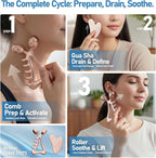 Gua Sha Facial Tools & Face Roller Set, Stainless Steel Facial Massager Tools - Image 8