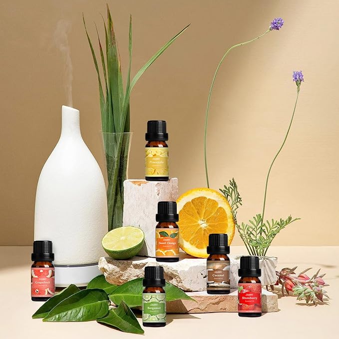 SALUBRITO Fresh Fruit Fragrance Oils Set, Essential Oils - Image 7