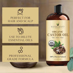 Handcraft Blends Organic Castor Oil 16 Fl Oz | 100% Pure and Natural | Premium - Image 5