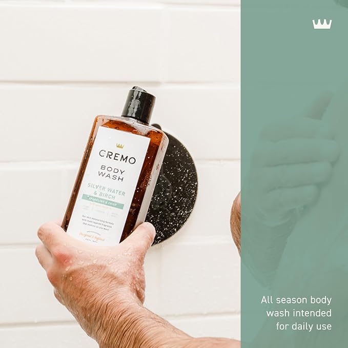 Cremo Body Wash for Men, Rich-Lathering Silver Water & Birch, 16 Fl Oz - Image 5