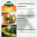 Bionic Heated Massager, Wireless Portable Shiatsu Neck and Back Massager - Image 3