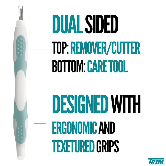 Trim Easy Hold Sure Grip Implements Cuticle Remover/Pusher, Dual Ended - Image 2