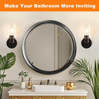DLLT Wall Sconces Set of Two: Modern Bathroom Vanity Light Fixtures - Image 3