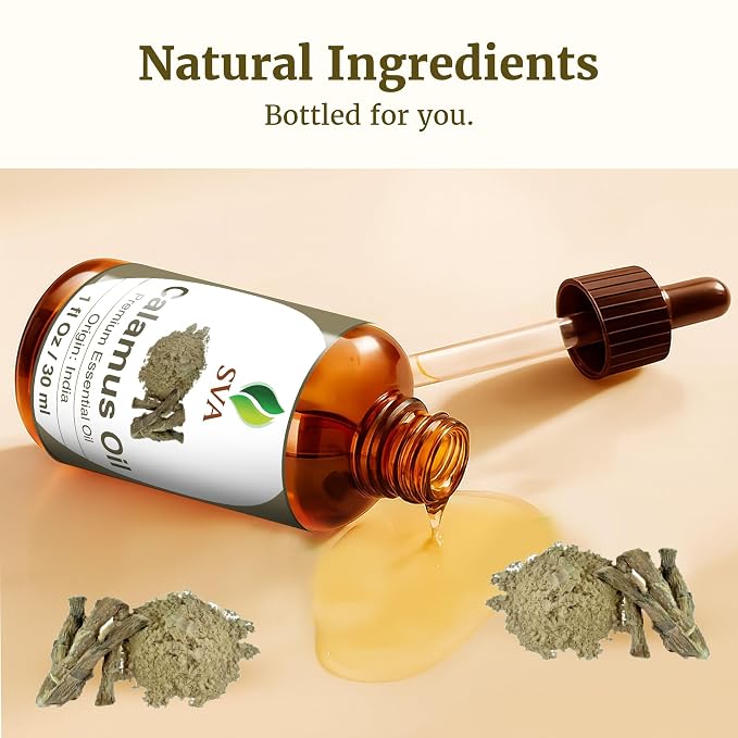 SVA Calamus Essential Oil – 1 Fl Oz – 100% Natural Calamus Oil - Image 8
