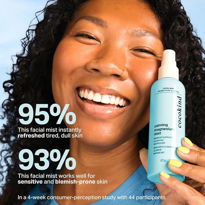 Cocokind Calming Magnesium Mist, Hydrating Facial Spray to Reduce Visible - Image 4