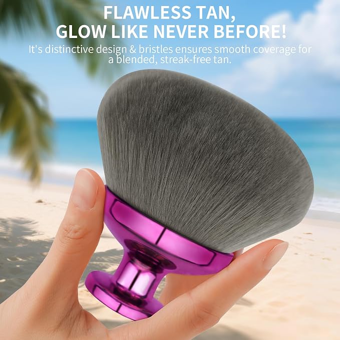 docolor Self Tanner Brush Extra Large Body Makeup Brush, 3.5 Inch Width - Image 7