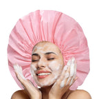 Extra Large Shower Cap 2 PCS Waterproof Shower Caps - Image 2