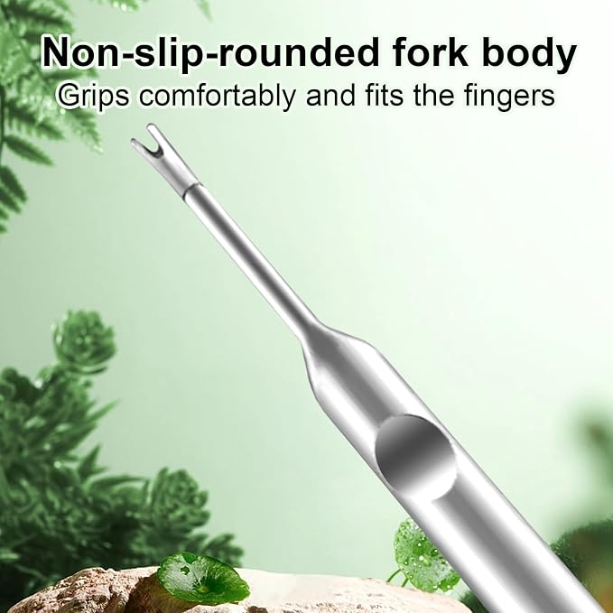 OLIREXD Professional Stainless Steel Cuticle Pusher Trimmer Remover Dead Skin - Image 6