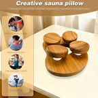 Benks Sauna Pillow, Sauna Accessories, Ergonomically Designed Sauna Headrest - Image 7