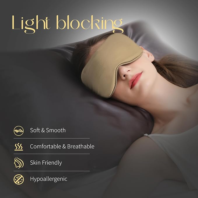 ZIMASILK Adjustable 100% 22 Momme Mulberry Silk Sleep Mask - Image 3