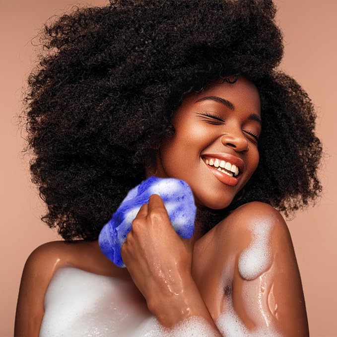 2 Pieces African Net Sponge Authentic Shower loofah exfoliating Body Scrubber - Image 7
