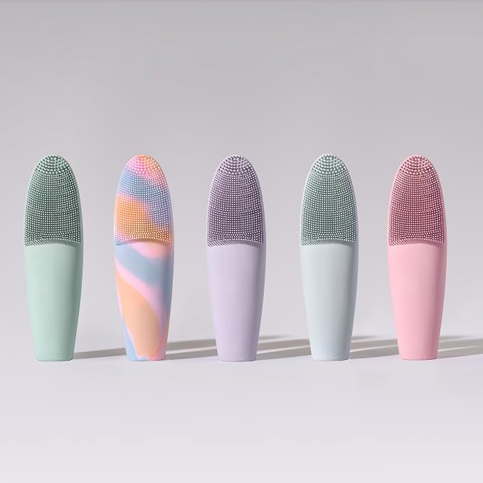 LOLLIPOP Dual-Sided Facial Cleansing Brush | Handle Size Silicone Face - Image 10
