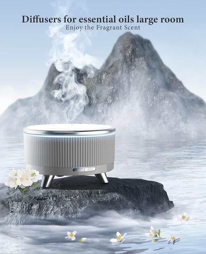 Diffusers for Essential Oils Large Room, 500ml Aromatherapy Diffuser，7 Colors - Image 2
