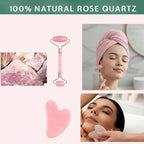 Facial Steamer, Complete Home Spa Set – Jade Roller, Gua Sha, Microfiber Hair - Image 5