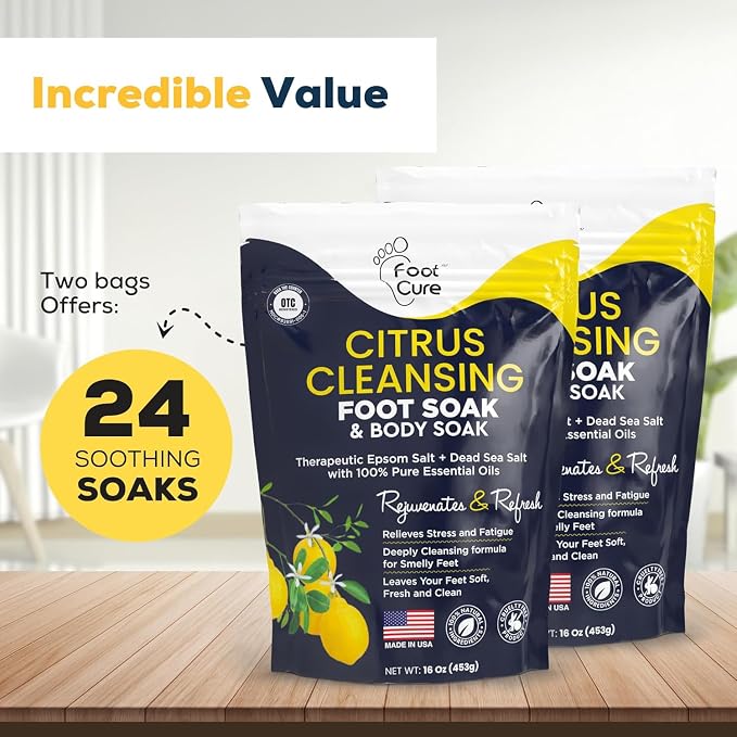 FOOT CURE Citrus Detox Foot Soak - Image 3