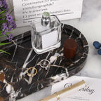 Natural Marble Tray Oval, Bathroom Vanity Tray - Image 7