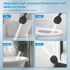 Hibbent All Metal CUPC Certified Shower Head, Handheld Showerhead Combo - Image 7