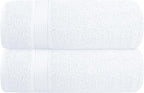 Elvana Home Cotton 2 Pack Oversized Bath Towel Set 28x55 inches, Large Bath by Unknown
