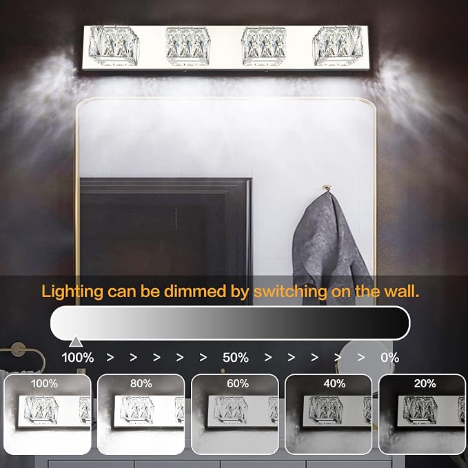 ZUZITO 4 Lights Bathroom Vanity Light - Image 2