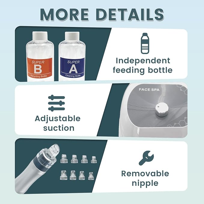 Hydrogen Oxygen Facial Machine, Hydro Facial Machine & Hydrodermabrasion Machine - Image 5