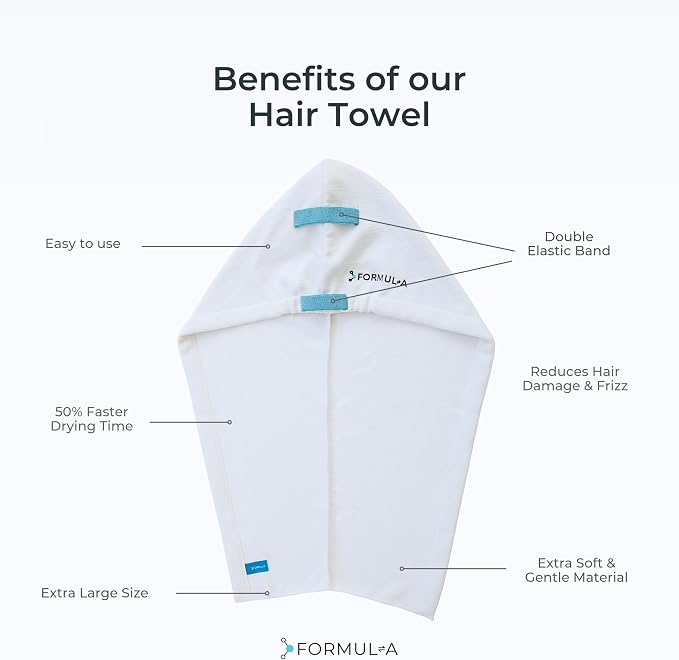 FORMUL-A Microfiber Hair Towel Wrap - Image 5