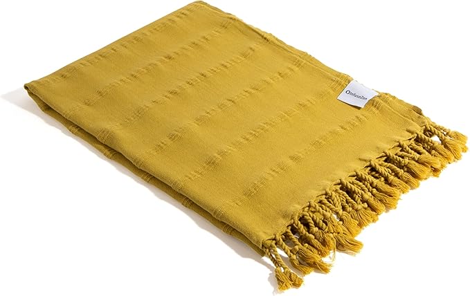 InfuseZen Stonewashed Turkish Bath & Beach Towel –100% Organic Turkish Cotton by InfuseZen