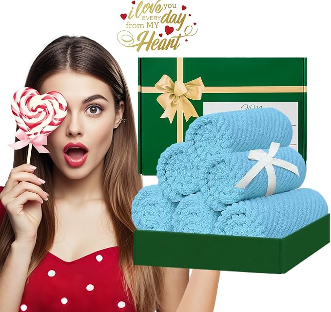 VOOVA & MOVAS Blue Washcloths - Image 5