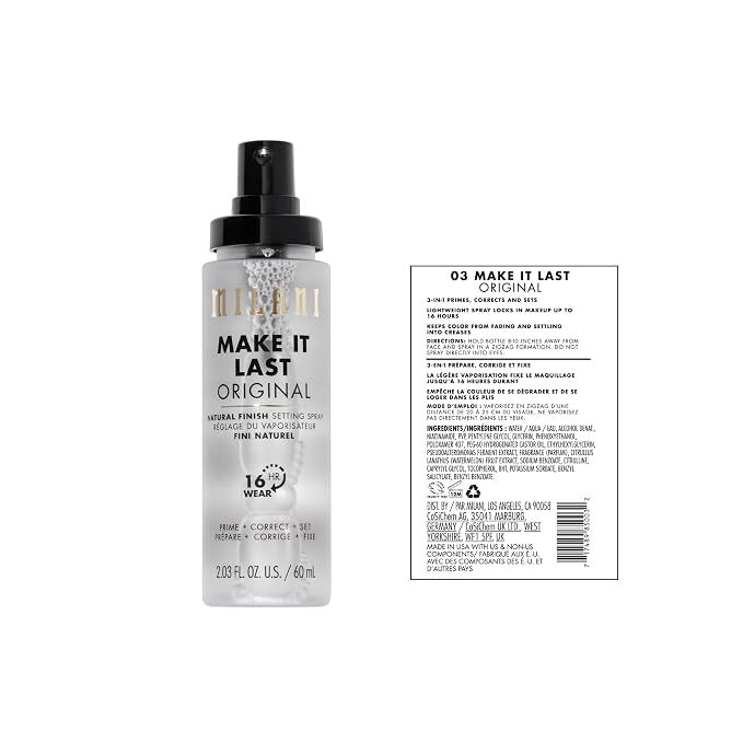Milani Setting Spray + Primer, Make It Last Original - Image 2