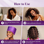 Thermal Steam Cap for Natural Hair Treatment: 10-Level Heating Cap for Deep - Image 7