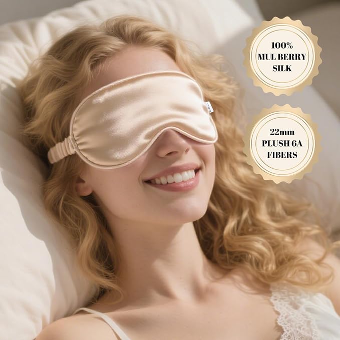 100% Pure Mulberry Silk Eye Mask - Image 4