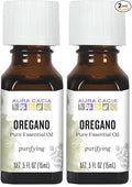 Aura Cacia 100% Pure Oregano Essential Oil, GC/MS Tested by AuraCacia
