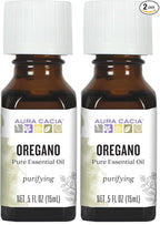 Aura Cacia 100% Pure Oregano Essential Oil, GC/MS Tested by AuraCacia