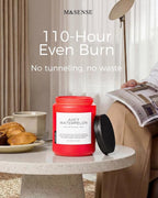 M&SENSE Juicy Watermelon Scented Candle, 19.4oz 110 Hours Clean Non Toxic - Image 6