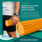 Oceanfoam Ripple Travel Foam Roller Firm Mini Foam Roller - Image 3