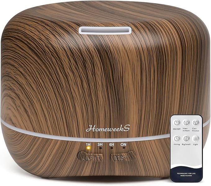 Aromatherapy Essential Oil Diffuser by Homeweeks
