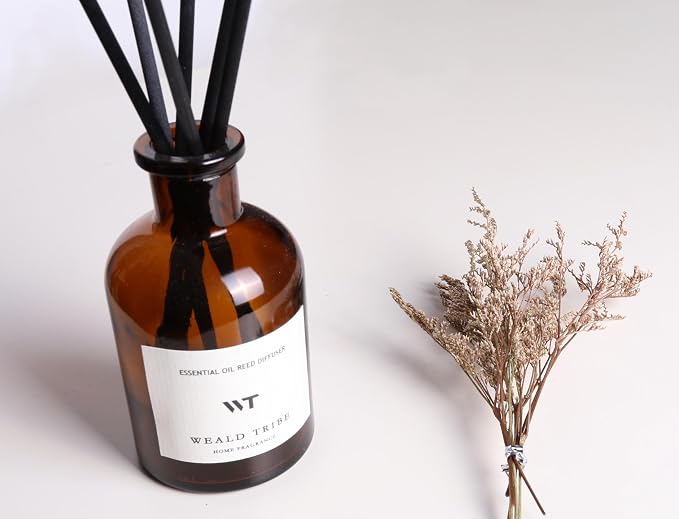WEALD TRIBE Flower Reed Diffuser Set Vanilla Cinnamon Scent - Image 3