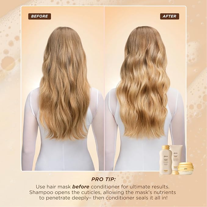 Gisou Honey Gloss Ceramide Therapy Hair Mask Mini – Deep Repair & Hydration - Image 8